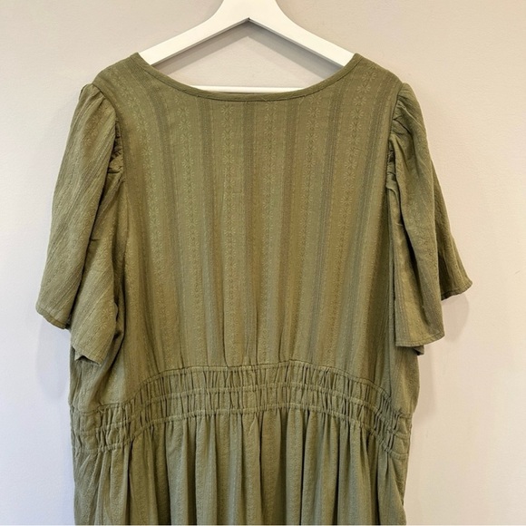 🆕 NWT Anthropologie Somerset Maxi Dress Moss 3X - Picture 9 of 10